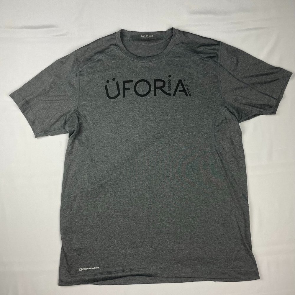 Ogio Endurance Shirt UFORA Science Logo T Shirt Large Gray